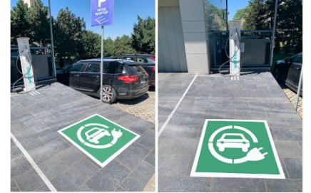 A charger for electric cars is available to all hotel guests