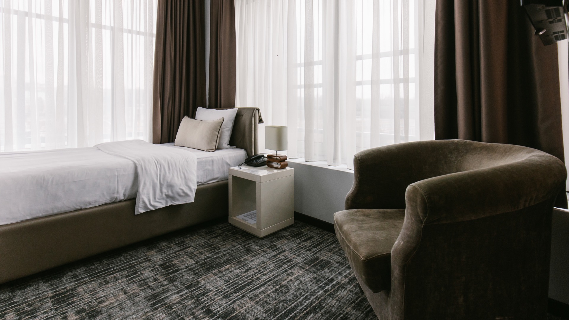 Jednokrevetna soba u Heritage Hotelu Beograd